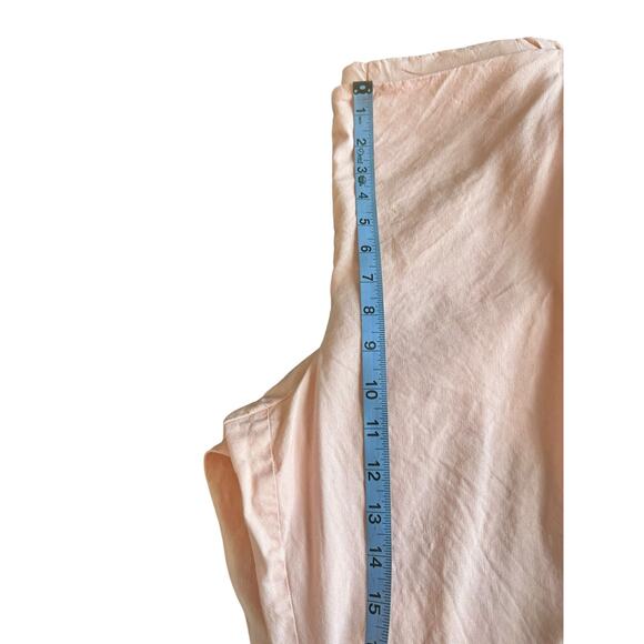 J. Jill Linen Stretch Pink Basic Mature Cropped Straight Leg Pants Size XL - Picture 8 of 10